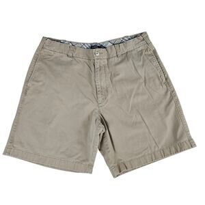 J.Crew Men's Khaki Chino Shorts Size 38 100% Cotton Casual Everyday, Wear Preppy